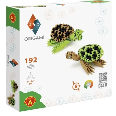 Origami Żółw 3D 192el Pudełko /Alexander