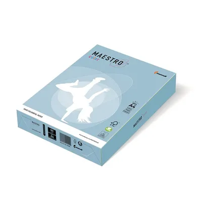 Papier Xero Maestro A4 160g Pastele OBL70 Błękit Arktyczny /Mondi