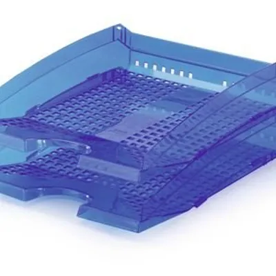 Tacka Na Dokumenty A4 Trend Transparentna Niebieska /Durable 1701626540