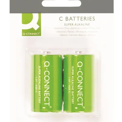Baterie Super-Alkaliczne Q-Connect C Lr14 15V 2Szt.