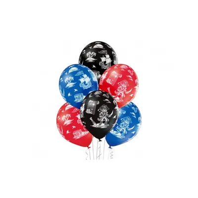 Balony D11 Pirate 1C5S, 6 szt. /GoDan