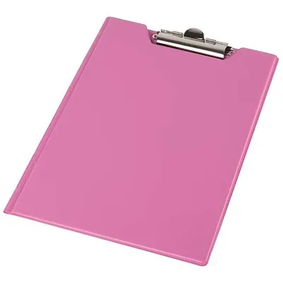 Clipboard A4 PVC Zamykany Pastel Różowy /Panta Plast