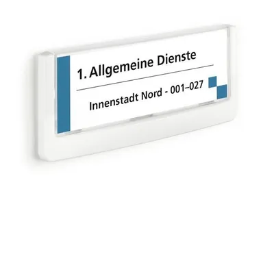 Tabliczka Przydrzwiowa Click Sign 149x52,5mm Biała /Durable 486002