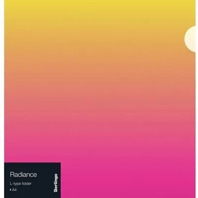 Obwoluta L "Radiance", A4, 200 Mikr.,Gradient Żółty/Róż /Berlingo