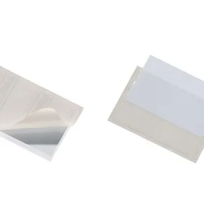 Samoprzylepna Kieszonka Pocketfix PVC 90x57mm 100szt. Przezroczysta /Durable 829319