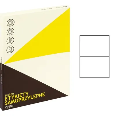 Etykiety Samoprzylepne 210x148 2/A4 A'100 /Grand