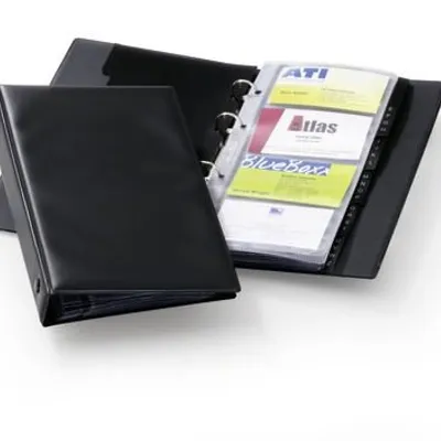 Album na Wizytówki Visifix Economy 96 Przekładki Wkłady Czarny /Durable 244101