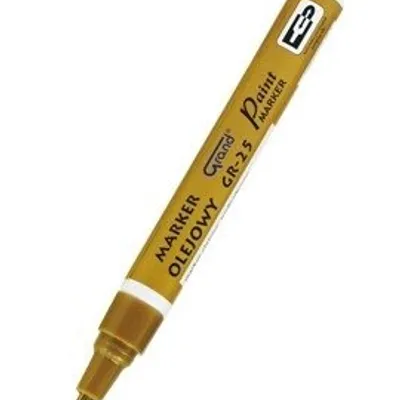Marker Olejowy Grand GR-25 Okrągły Złoty
