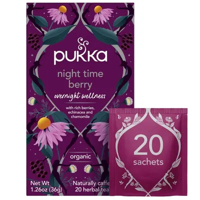 Herbata Pukka Night Time Berry 20 Kopert