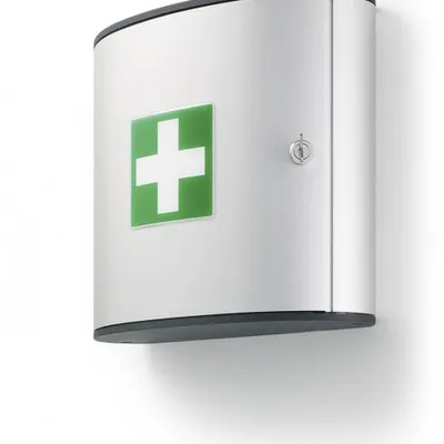 Apteczka Bez Wyposażenia First Aid Box M Mała Srebrna /Durable 197023