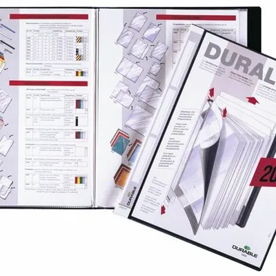 Album Ofertowy Duralook Plus 20 Kieszeń A4 17mm Czarny /Durable 243201
