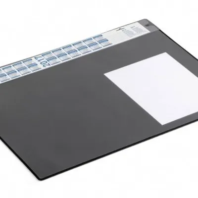 Podkładka Na Biurko z Przezroczystą Okładką i Kalendarzem 520x650mm Czarna /Durable 720501