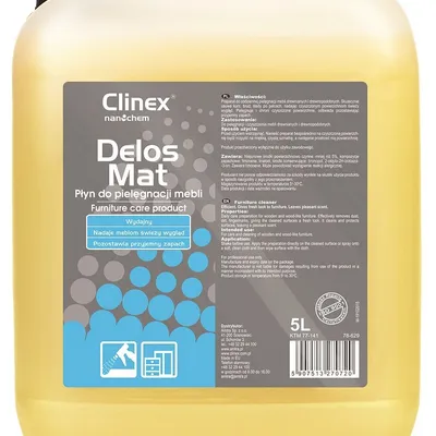 Płyn Do Pielęgnacji Mebli Clinex Delos Mat 5L 77-141