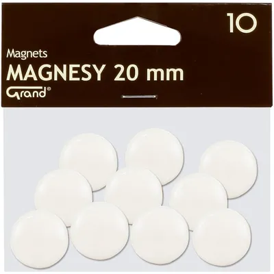 Magnes 20mm GRAND biały