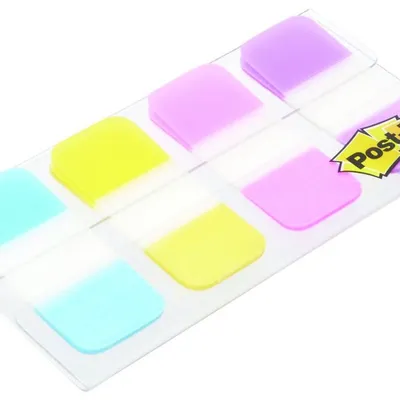 Zakładki Indeksujące Post-It Do Archiwizacji (676-Aypv) Pp Silne 16X38Mm 4X10 Szt. Mix Kolorów