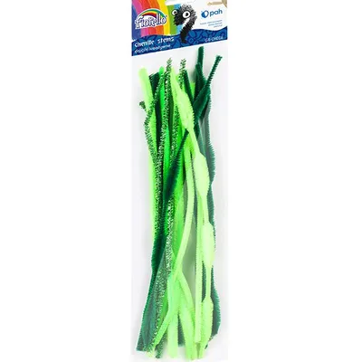 Druciki kreatywne FIORELLO GR-CH018, 30 cm, 20 szt. zielone