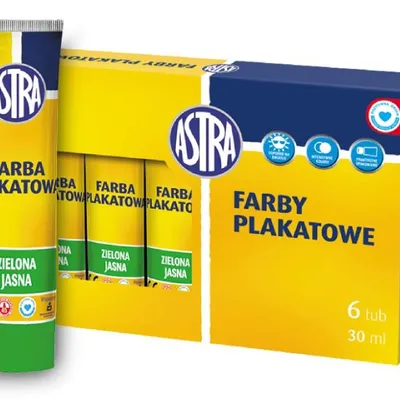 Farba Plakatowa 30ml Zielona Jasna /Astra