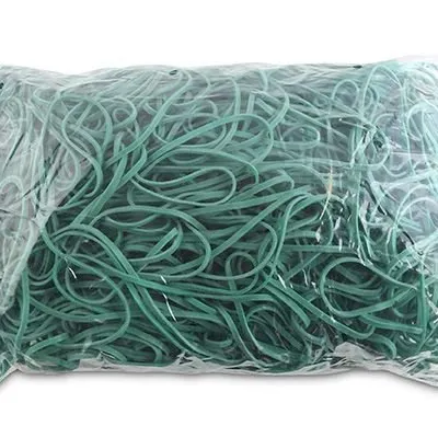 Gumki Recepturki Office Products Średnica 130mm 15X3mm 60% Kauczuku 1000G Zgrzewka Zielone