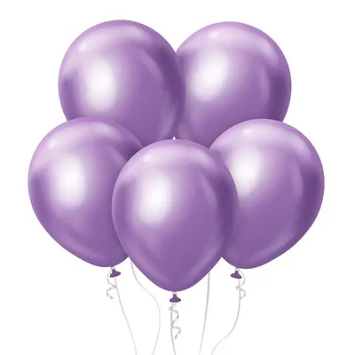 Balony Beauty&Charm, platynowe j.fioletowe 12"/ 7 szt. /GoDan
