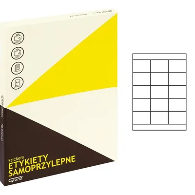 Etykiety Samoprzylepne 70x50,8 15/A4 A'100 /Grand