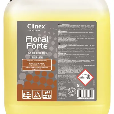 Płyn Clinex Floral Forte 5L 77-706 Do Czyszczenia Posadzek