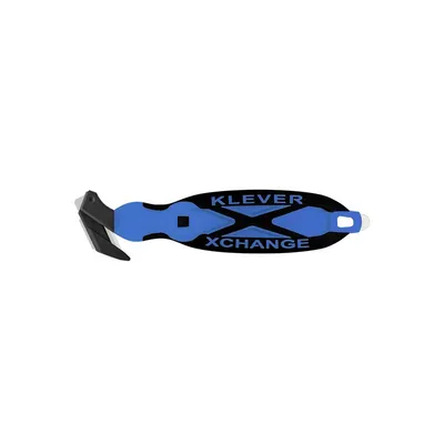 Nóż Bezpieczny Klever Xchange With Scraper Kcj-Xc-35 Niebieski /KLEVER