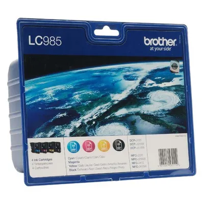 Brother LC985 Cyan/Magenta/Yellow/Czarny Komplet (Oryg.)