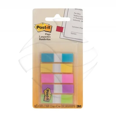 Zakładki Indeks. PP 12x43mm 5kol. 683-5 /Post-It