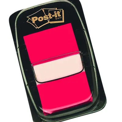 Zakładki Indeks. PP 25,4x43,2 A'50 680-1 Czerwone /Post-it