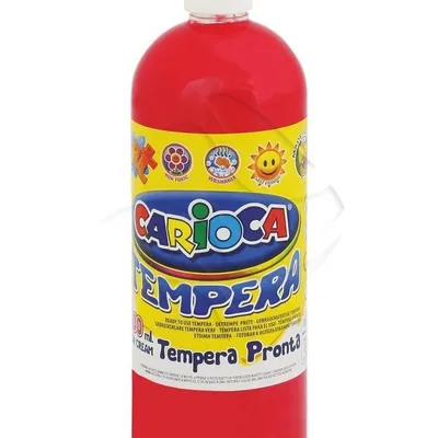 Farba Tempera Carioca 1000ml Butelka Ciemnoróżowa /KW