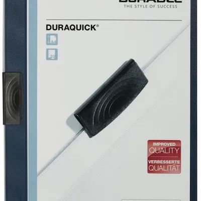 Skoroszyt Zaciskowy A4 PVC Duraquick Granatowy /Durable 227007