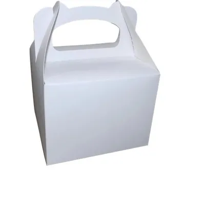 Pojemnik na Ciasto Papierowy (Gościnnik) Białe 120x120x90mm 10szt.