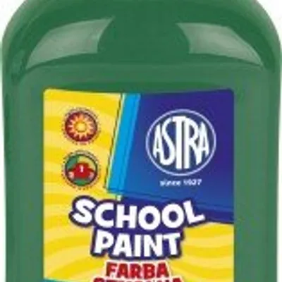 Farba Szkolna Astra 500ml Butelka [301109005] Zielona Ciemna