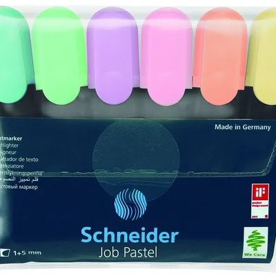 Zakreślacz Schneider Job 6kol Pastel [SR115097]
