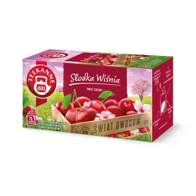 Herbata Teekanne World Of Fruits Słodka Wiśnia 20 Kopert