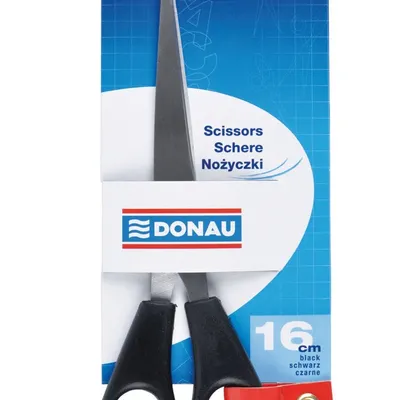 Nożyczki Biurowe 16cm Czarne /Donau