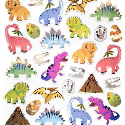 Naklejki Dinozaury 28szt. /DpCraft