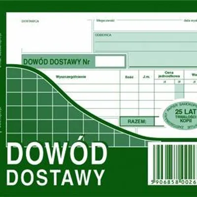 Dowód Dostawy A6 Wielok. Poziom 315-5 /MiP