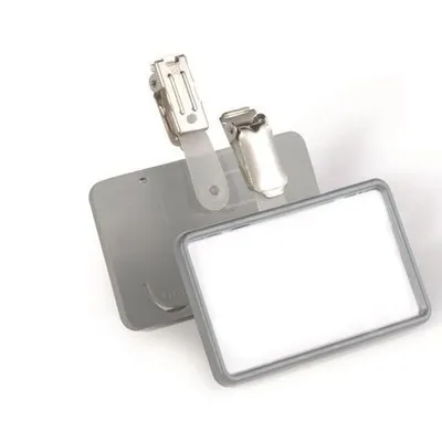 Identyfikator z Magnesem Clip Card 40x75mm 25szt. Szary /Durable 812910