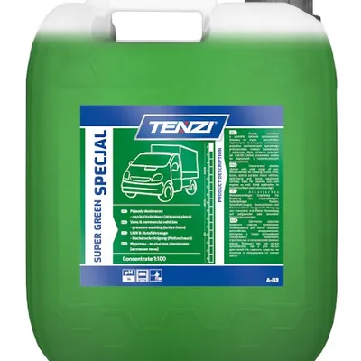 Tenzi Aktywna Piana do Mycia Ciężarówek, Maszyn Rolniczych Super Green Specjal 10L