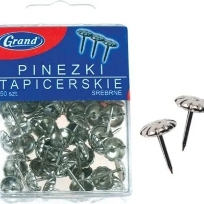 Pinezki Tapicerskie Srebrne A'50 /Grand