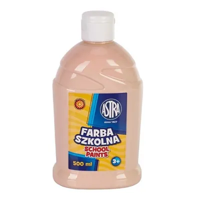Farba Szkolna Astra 500ml Butelka [301112009] Beżowa/Cielista