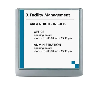 Tabliczka Informacyjna 149x148.5 Click Sign / Durable 486237