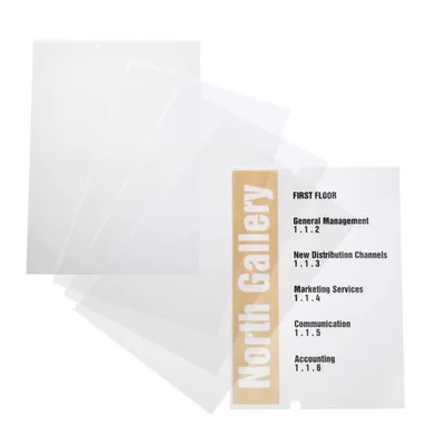 Wkłady Crystal Sign 210x297mm Do Crystal Sign 10szt. /Durable 483519