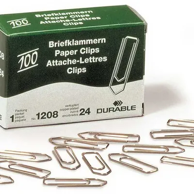 Spinacze Biurowe Miedziowane 32mm 100szt. /Durable 120824