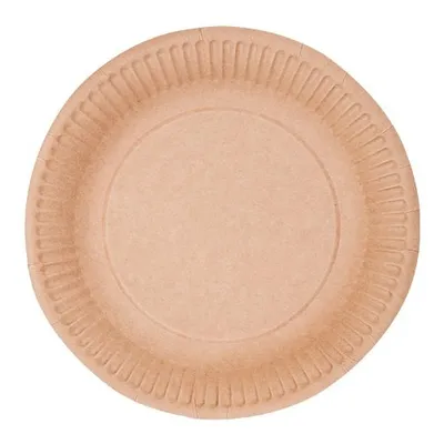 Talerz papierowy śr.15cm Nature 100szt. /Abc-Pak