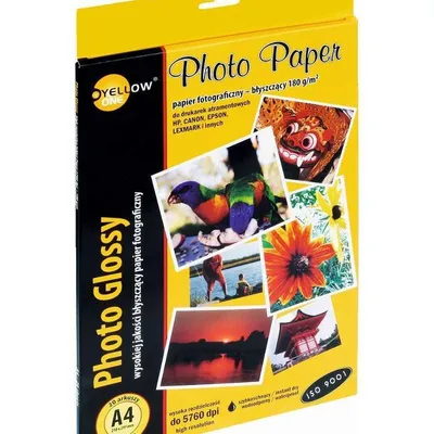 Papier Foto A4 180g A'20 Połysk (4G180) /Yellow One