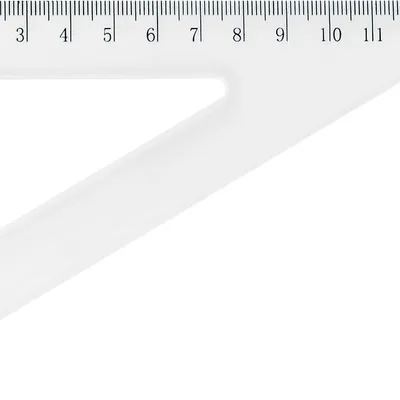 Ekierka szkolna GRAND GR-853T 13,5cm/60 Transparent