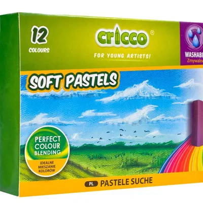 Pastele Suche [CR491K12] 12 Kol. / Cricco