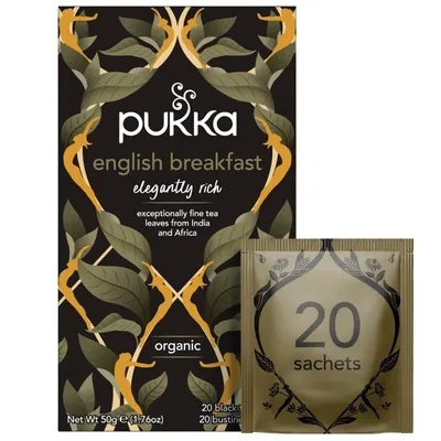 Herbata Pukka Elegant English Breakfast 20 Kopert